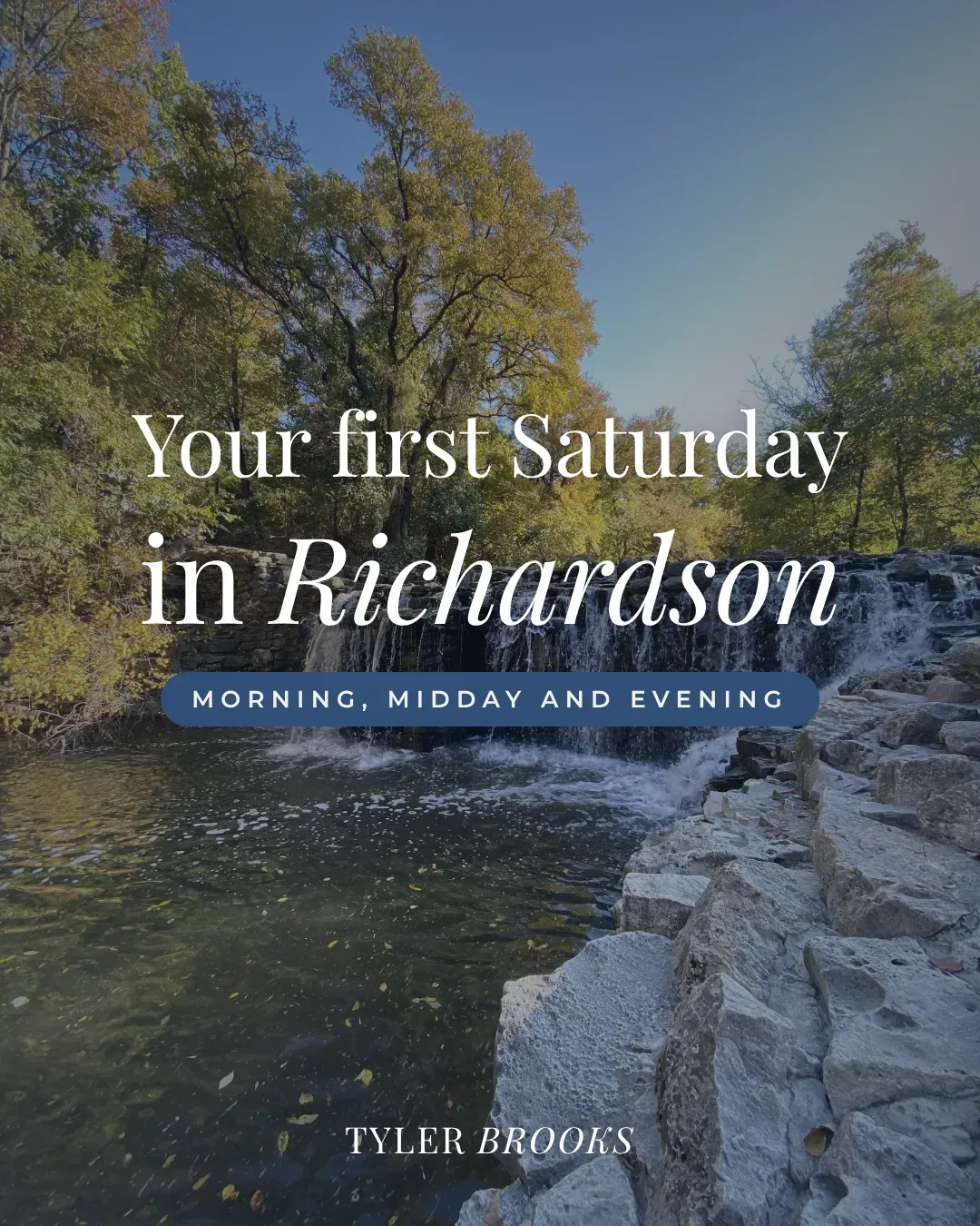 Daily House post example: Your first Saturday in Richardson