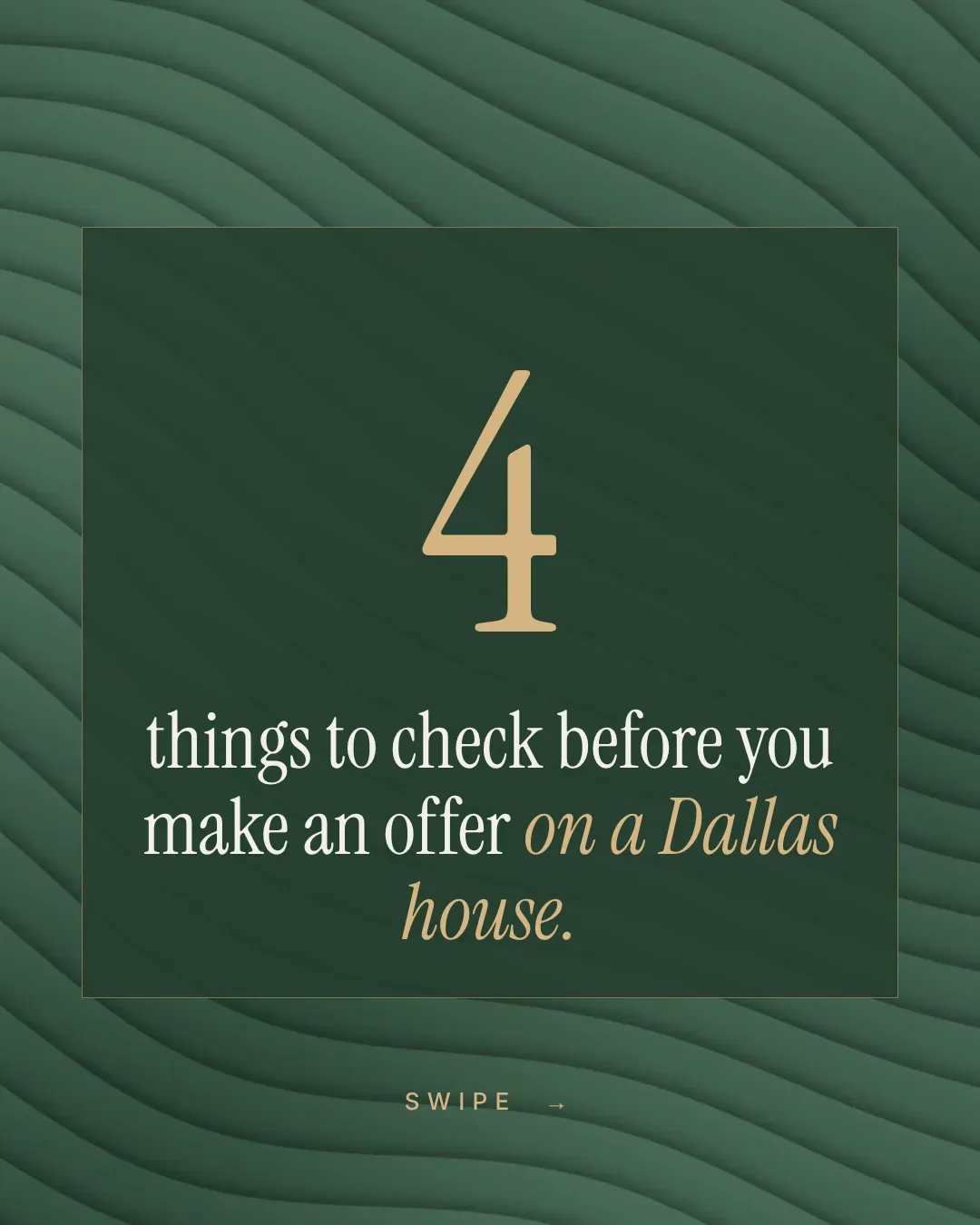 Daily House post example: Things to check before you make an offer